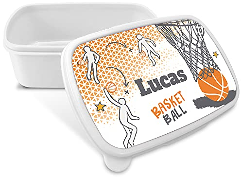 LolaPix Fiambrera Personalizada Infantil. Caja Merienda. Caja Almuerzo Infantil. Tuper Niño Colegio. Taper Niños Colegio Personalizado. Taper niña niño. COLOR A ELEGIR. Basket