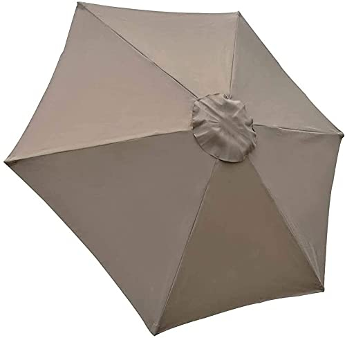 Runde Sonnenschirm Ersatzdach Sonnenschirm Bespannung Ersatz UV-Schutz Wasserdicht Ersatzdach Für Terrassenschirm Garten, Terrasse, Hof, Strand, Pool, Markttisch-Red||3m/8 Arms