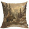 Mugod Grizzly Bear Housse de coussin pour homme et femme Motif animaux sauvages Brook Canyon Forêt Montagne Nature Yellowstone 45 x 45 cm