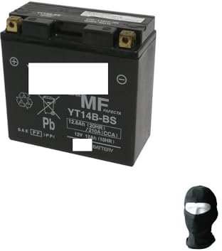 Compatible avec Yamaha FJR A - FJR AS 1300 2006-2021 YT14B-BS YUASA Batterie (ACTIVÉ SCELLÉ PRÊT-Factory SCELLÉ) Batteries 12V / 12AH pour Moto Scooter SPÉCIFICATIONS