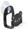 SunaOmni Porte-éponge pour évier de cuisine avec ventouse pour lavabo, chat noir