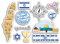 A5 Aufkleber Bogen Israel Vinyl Aufkleber - Sehenswürdigkeiten Kulturkarte Land Urlaub Flagge Reise #78483