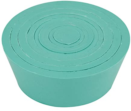 Juego de Conos Adaptadores de Filtro Adaptador de Embudo Buchner Embudo Buchner de Porcelana de 60 Mm Tapón de Goma Juego de Adaptadores de Matraz de Embudo Buchner Tapón Juego de Filtración de Matraz
