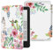 MoKo Hülle Kompatibel mit 6 All-New Kindle (11th Generation-2024/2022 Release), Dünne Leichte Tablet Schutzhülle mit Auto Schlaf/Aufwach PC Rücken für Kindle 11 2022, Duftende Blume