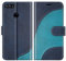 BoxTii Cover per Huawei P Smart 2018 / Enjoy 7S / Honor 9 Lite, Custodia in PU Pelle Portafoglio per Huawei P Smart 2018 / Enjoy 7S / Honor 9 Lite, Magnetica Cover a Libro con Slot per Schede, Blu