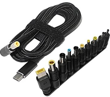Dciustfhe 100W Type C Laptop Power Adapter Connector Plug USB Type C to Universal Laptop Charger Jack Charging Cable Cord 1.8M