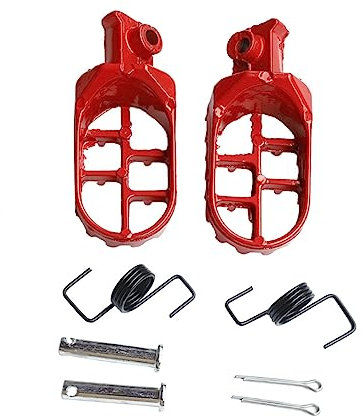 Cale Pied Moto Pour Suzuki RMZ250 RMZ450 RMX450Z YZ 65 85 125 250 Repose-pieds De Moto CNC Repose Pied Moto (Couleur : Red)