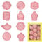 YEJAHY 10 Stück Ausstechförmchen Muslimischen, Muslimischen Keks Fondant Kuchen Backen Ausstecher, Eid Mubarak 3D Set Cookie Cutter Plätzchenformen für Tortendeko Kekse Backen (D)