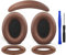 SOULWIT Ohrpolster Polster + Kopfband Stirnband Headband+ Silikon Ohrpolster Schutz Abdeckung Abdeckungen, Ersatz Zubehör Kit für Bose QuietComfort 15(QC15)/QuietComfort 2(QC 2) Over-Ear-Kopfhörer