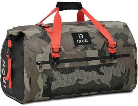 BORLENI Motorrad Hecktasche Gepäckrolle wasserdicht 30L – Premium Motorradtasche mit Rolltop, Reflektoren, MOLLE-System, Reisetasche & Satteltasche für Camping, Outdoor & Touring