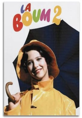 szzmyo La Boum 2 Filmposter, dekoratives Gemälde, moderne ästhetische Leinwand, Poster, Schlafzimmer, Kunst, Wohnzimmer, Dekoration, Poster, 30 x 45 cm, ungerahmter Stil