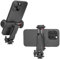 Zeadio Smartphone Tripod Mount Adapter, Cell Phone Tripod Holder Clamp with triple cold-shoe mount for All iPhone and Android Smartphones Light microphone etc