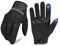 KUTOOK Motorradhandschuhe Sommer Herren Damen Warm Dünne Motorrad Handschuhe Schutz Atmungsaktiv Touchscreen Motorrad Fahrrad Downhill Moutainbike Dirtbike Radhandschuhe Fahrradhandschuhe Schwarz XL