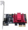 Tarjeta Ethernet PCIe 2.5G, 10 100 1000m Gigabit Ethernet Tarjeta, Gigabit Dual Nic con Wake on LAN, Adaptador de Red PCIe, para Wins 7 8 10 11