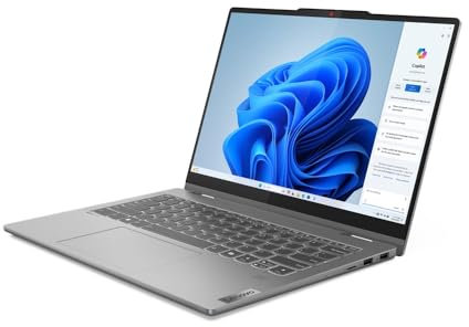 Lenovo Ideapad 5 2-in-1 16AHP9 Gen 9 16 Notebook, AMD Ryzen 7 8845HS, 16GB RAM, 1TB SSD, Radeon 780M Grafik, 2K 2048x1280 Touchscreen, Windows 11 Home, Grau, Tastatur QWERTZ Deutsch