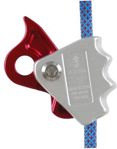Rope Grab, Adjustable Ascenders for Climbing Rope, Fall Protection Belay Device, Self-Locking Safety Clip Clamp for 9-13mm