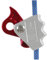 Rope Grab, Adjustable Ascenders for Climbing Rope, Fall Protection Belay Device, Self-Locking Safety Clip Clamp for 9-13mm