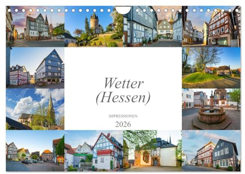 Wetter (Wandkalender 2026 DIN A4 quer), CALVENDO Monatskalender: Eine Auswahl wunderschöner Bildmotive aus Wetter in Hessen (CALVENDO Orte)