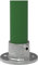 Fenau | Brida de suelo, redonda, Ø 42,4 mm, brida de pared, brida de techo, soporte, fundición maleable, galvanizada en caliente, incl. tornillos