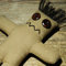 Darko Doll raw - Voodoo Puppe mit Nadel und Ritual-Anleitung