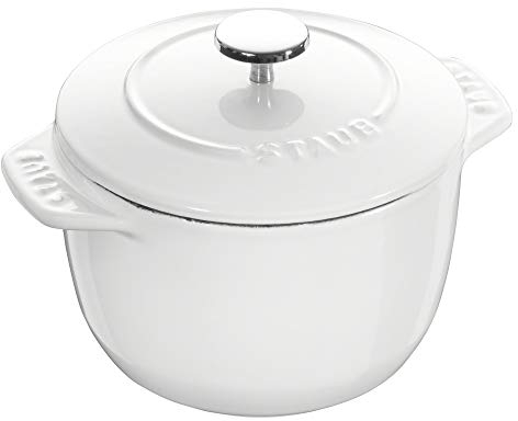 STAUB 11721602 Petite forno francese in ghisa, 1,5 qt, bianco opaco