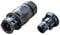 Yubaoly Betteri BC01 Netzanschluss Buchse Netz Stecker mit Endkappe im Set IP67 3-polig-524-DE2