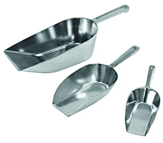 SCHNEIDER Mehlschaufel -Messschaufel, Aluminiumschaufel - Fassungsvermögen 1900 ml