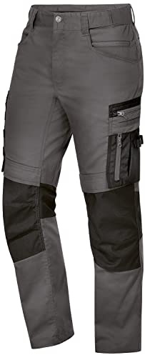 Uvex Echor Herren Premium Arbeitshose - verstärkt mit Cordura - Stretch-Bundhose - Extra Stauraum - Grau - Gr 56