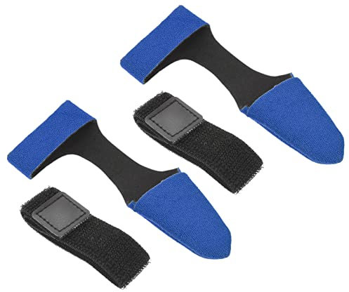 PATIKIL Fishing Rod Tip Cover and Tie, 2 Pack Cane Sleeve Protector Case Fastening Strap Accessories, Blue
