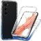 XINYEXIN Funda para Samsung Galaxy S23 5G Transparente 360 Grados Antigolpes Carcasa, Protector de Pantalla Incorporado, Protectora Cuerpo Completo Funda Samsung S23 5G - Azul