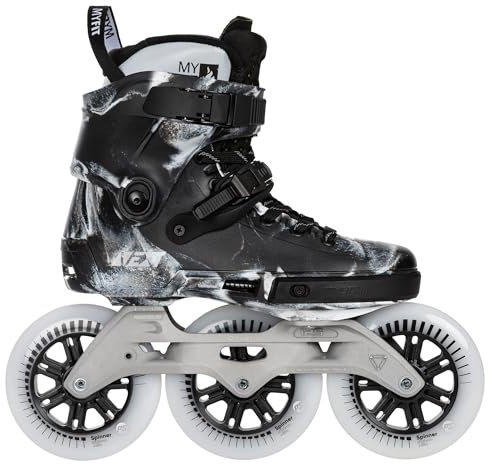 Powerslide Inline Skate Next Noir 125, für Urban und Fitness, für Damen und Herren