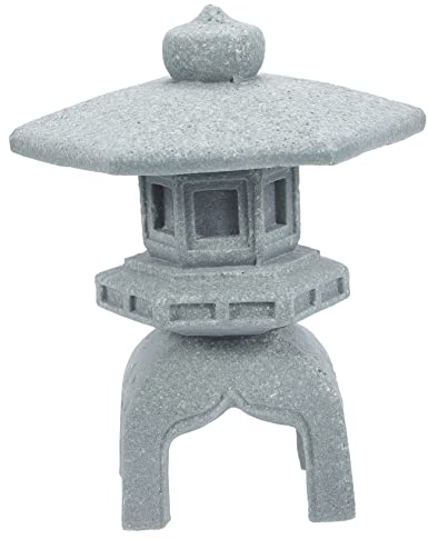 DOITOOL Stein Mini Pagode Modell Bonsai Verzierungen Landschaft Dekoration Für