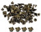 sourcing map 50 Sets Quadratische Nieten Stachel Niete 10mm DIY Metall Leder Spike Nieten für leder Punk Pyramid Nieten Ledercraft Dekoration für Bekleidung Gürtel Taschen Schuhe Bronze Ton