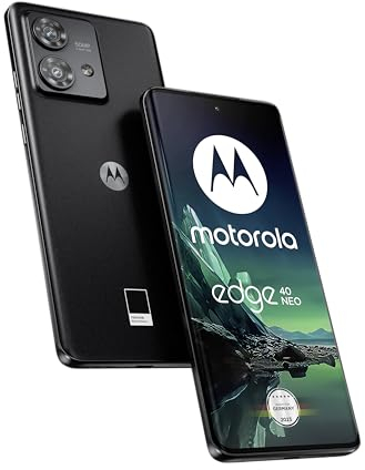 Motorola Mobility Edge40 Neo - Smartphone (pantalla 6,55 FHD+, cámara de 50 MP, 12/256 GB, 5000 mAh, Android 13), color negro de belleza