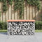Festnight Gabionenbank Gartenbank Gabionen Bank Sitzbank Parkbank Gabione Steinkorb Gabionen-Gartenbank mit Lehne - Garten-Bank mit Sitzfläche aus Douglasienholz - 83 x 44 x 42 cm