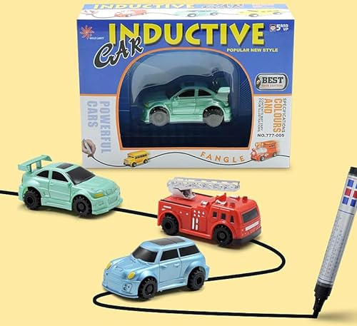 Lustiger Stift, Induktives Auto, LKW, Folgen Sie Jeder Gezeichneten Schwarzen Linie, Mini-Spielzeug, Technische Fahrzeuge, Lernspielzeug, Geburtstags