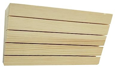 ibasenice Holztabletts Spielbasis Serviertabletts Aus Holz Deckanzeige Display-Basis Spielen Domino-Halter-Fach Domino- Spielständer Holzpaletten Hölzern Holzsockel Büro