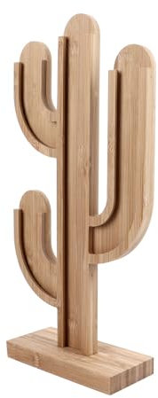 Coffee Capsule Stand, Wooden Coffee Capsule Holder Removable Coffee Pod Holder Cactus Shape Coffee Capsule Organizer Suitable for Home Kitchen Cafe Reception