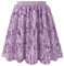 Rolanko Jupe À Sequins pour Filles Taille Élastique Skorts Pailletés Plissés avec Doublure pour Danse d'enfants Fête D'Ansversaire De Princesse, Violet, 8-9 Ans/140