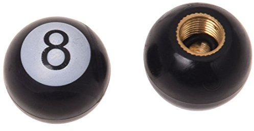 Sizoriruk 4 x Universell Auto Fahrrad,Pool 8 Ball Reifen Luftventilschaft Kappen Rad Felge