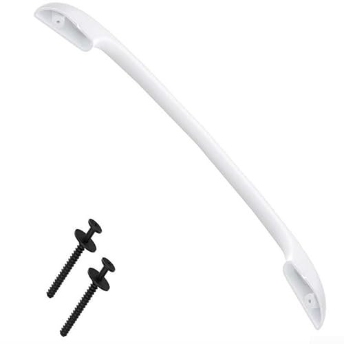 5304458312 - Manija de puerta de horno con tornillos para reemplazo simple y uso duradero (316443601 blanco)