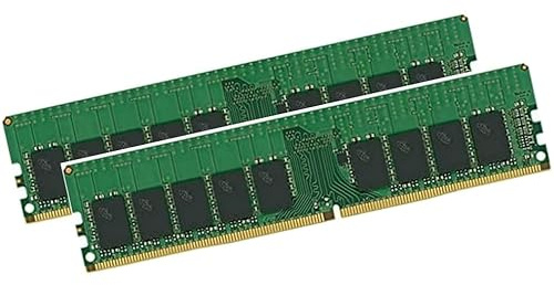 64Gb 2X 32 GB DDR4 3200 MHz RAM – PC4-25600 – CL22 – 1.2 V – DIMM 288-Pin – Unbuffered Non-ECC – Hochleistungs-Arbeitsspeicher für Desktop-PCs - Micron Chips