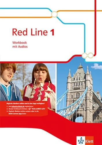 Red Line 1: Workbook mit Audios Klasse 5 (Red Line. Ausgabe ab 2014)