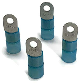 Cable Lug 35mm2 to 50mm2 M8 Insulated 4X Ring Eyelet Press Eyelet for Battery Cable Crimp Cable Lug