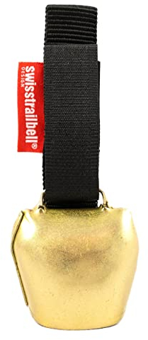 swisstrailbell® The New Gold Edition, Fahrradklingel,Trailbell, Bärenglocke, Signalglocke