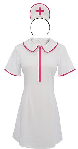 Anime Chainsaw Man Role Makima Uniform Set,Sexy Nurse Suit Used for Festival Anime Cosplay or Gift