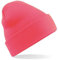 COOZO Original Bonnet à Revers - Rose Fluo - Taille Unique