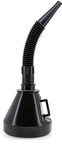 Acan Tradineur - Embudo Flexible para Combustible de plástico, Color Surtido. Embudo con Filtro para llenado de Aceite, Gasolina, gasoil para Coches y Motocicletas