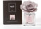 MUHA' | Raumduft Rosa Diffuser, Duft antiker Bernstein, Raumdiffusor mit Rose aus Birkenholz, Format 100 ml
