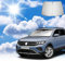Coleya Parasol para Coche Compatible con VW T-Cross 2018-2025, Parasol para Parabrisas Delantero de Coche, Accesorios VW T-Cross Protección Solar, Protección UV, Plegable